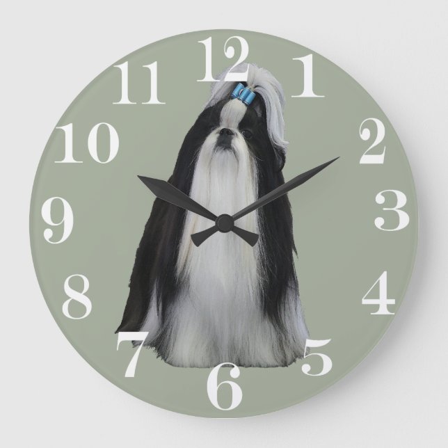 SHIH TZU STOR KLOCKA (Framsida)