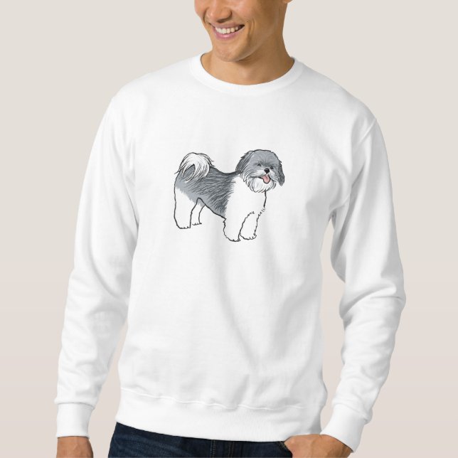Shih Tzu Sweatshirt (Framsida)