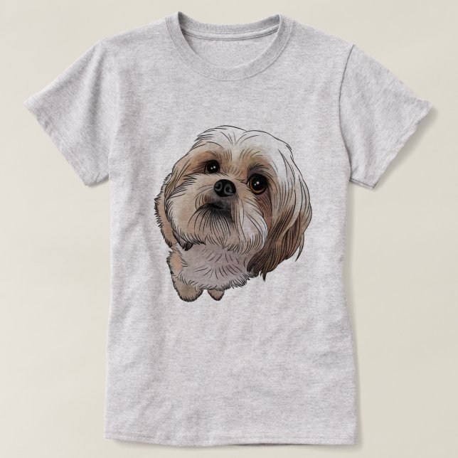 Shih Tzu T Shirt (Design framsida)