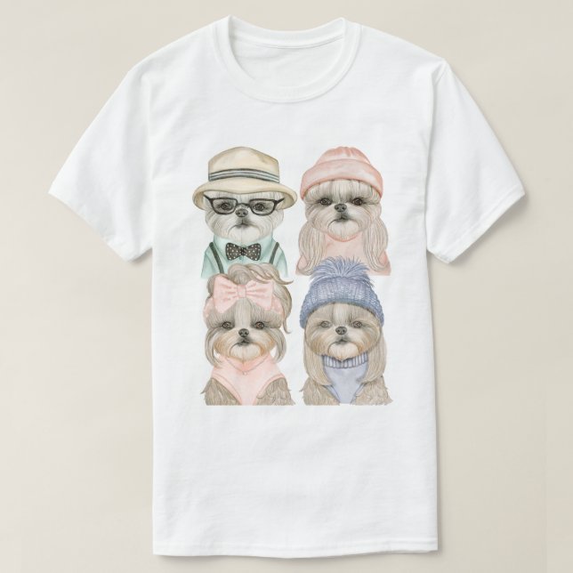 Shih Tzu T-Shirt (Design framsida)