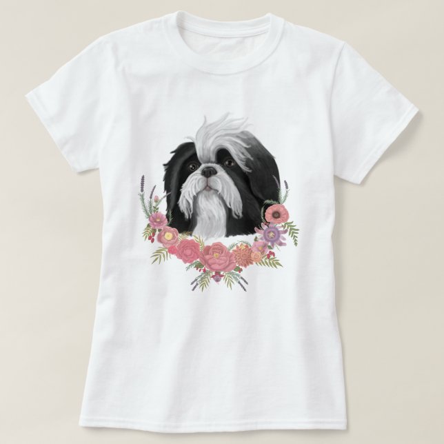 Shih Tzu T-Shirt (Design framsida)