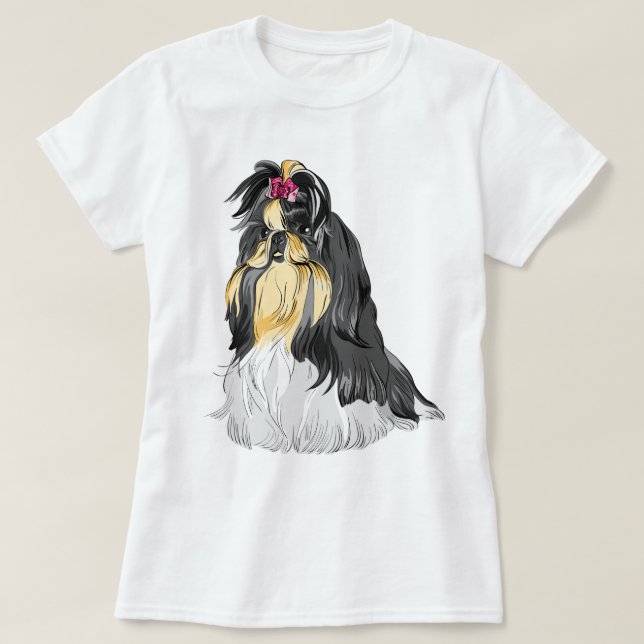 Shih Tzu T-Shirt (Design framsida)