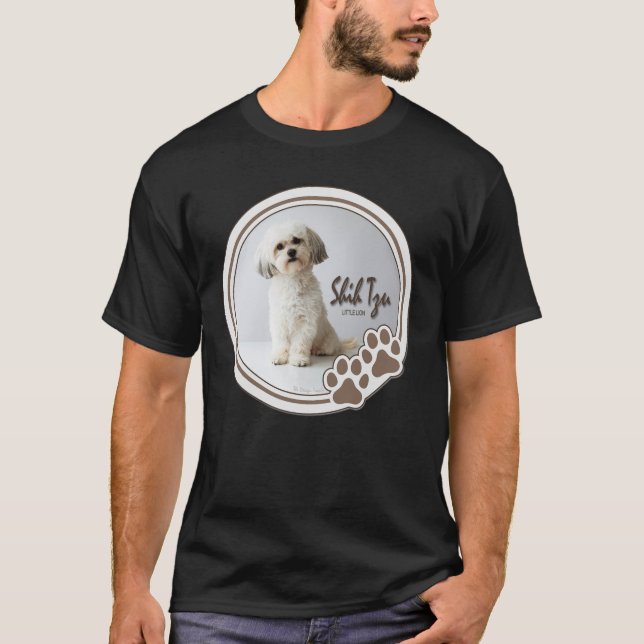 Shih Tzu T Shirt (Framsida)