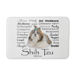 Shih Tzu Traits Bath Mat Badrumsmatta