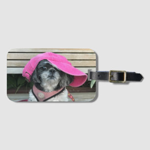 Shih Tzu Tramp Luggage Tag Bagagebricka