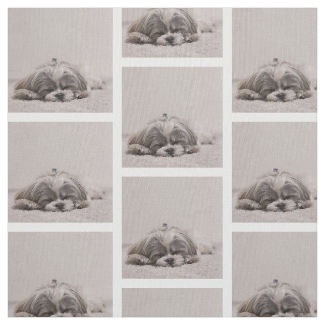 Shih Tzu tyg för hund älskare (Provkarta)