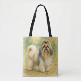Shih Tzu Tygkasse