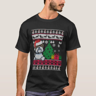 Shih Tzu Ugly Sweater Julafton Hund Gift till jul T Shirt