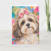 Shih Tzu Välkomstkort