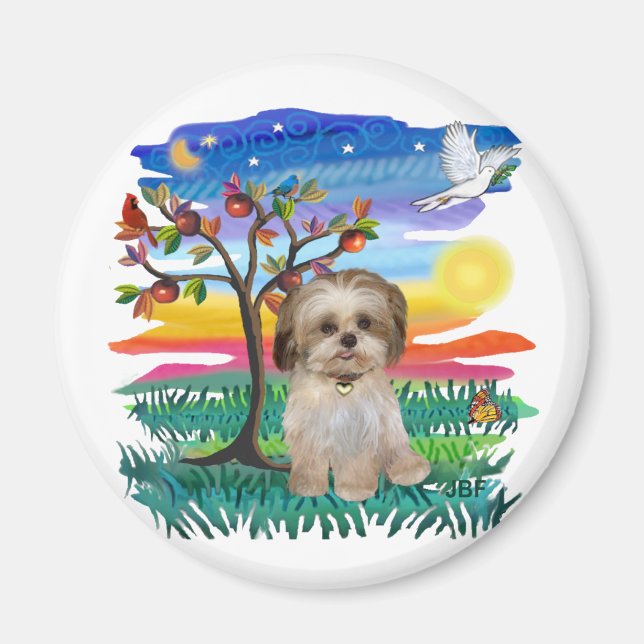 Shih Tzu-Valp #2 Magnet (Framsidan)