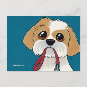 Shih Tzu Valp Tack Kort