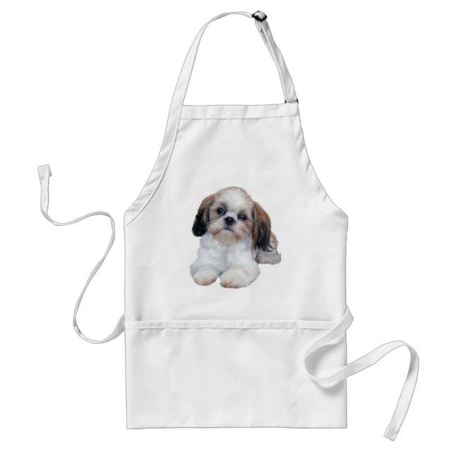 Shih Tzu valpförkläde Förkläde (Framsidan)