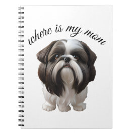Shih Tzu - var är min Mamma Anteckningsbok