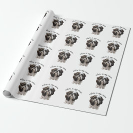 Shih Tzu - var är min Mamma Presentpapper