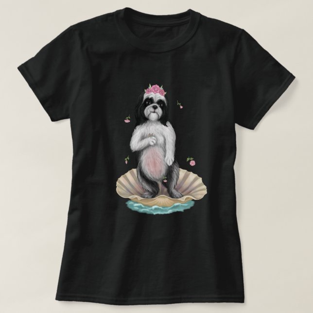 Shih Tzu Venus T Shirt (Design framsida)