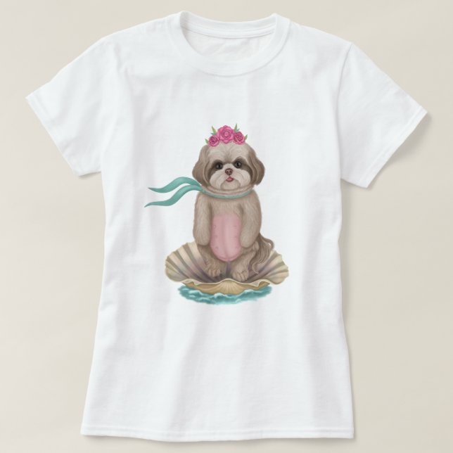 Shih Tzu Venus T Shirt (Design framsida)