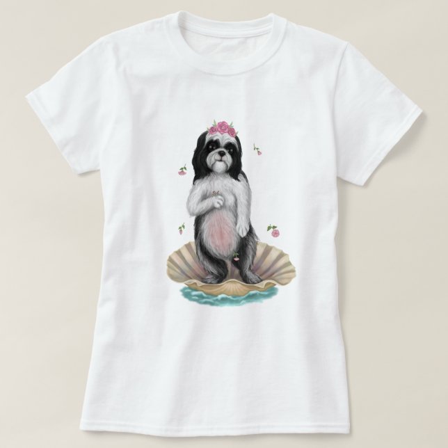 Shih Tzu Venus T Shirt (Design framsida)