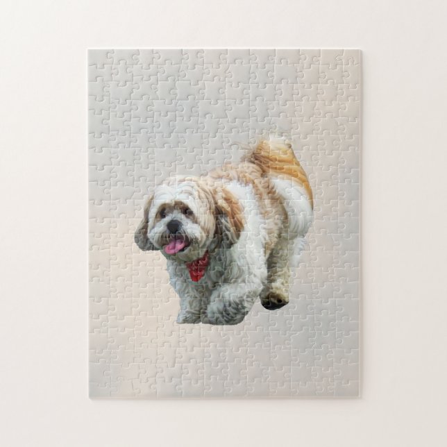 Shih Tzu Walking Pussel (Vertikal)