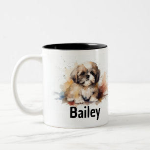 Shih Tzu Watercolor Mugg