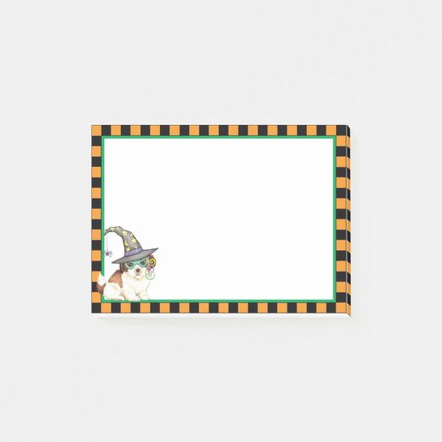 Shih Tzu Witch Post-it Block (Framsida)