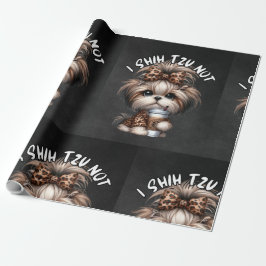 Shih Tzu Wrapping Papper Presentpapper