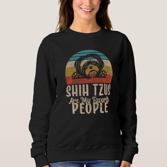 Shih Tzus are my favorite People Shih Tzu   T Shirt (Framsida)