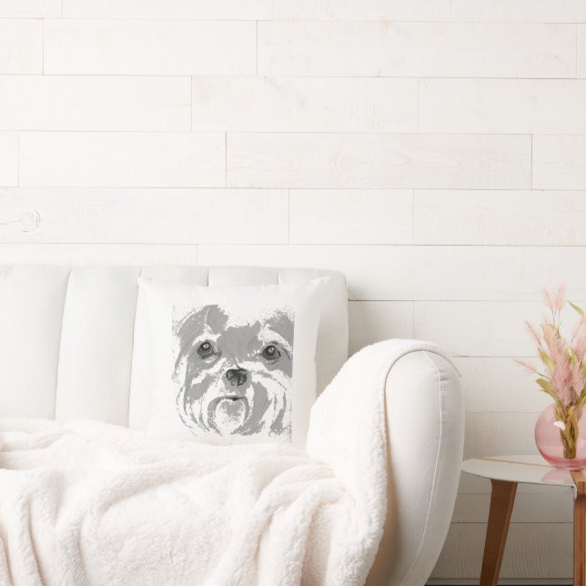 Shih TzuThrow Pillow Kudde (Soffa)