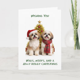 Shih Zhu Hundars Jul Helgkort