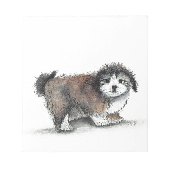Shihtzu Puppy Hund, Pet Anteckningsblock (Framsida)