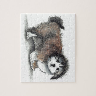 Shihtzu Puppy Hund, Pet Pussel