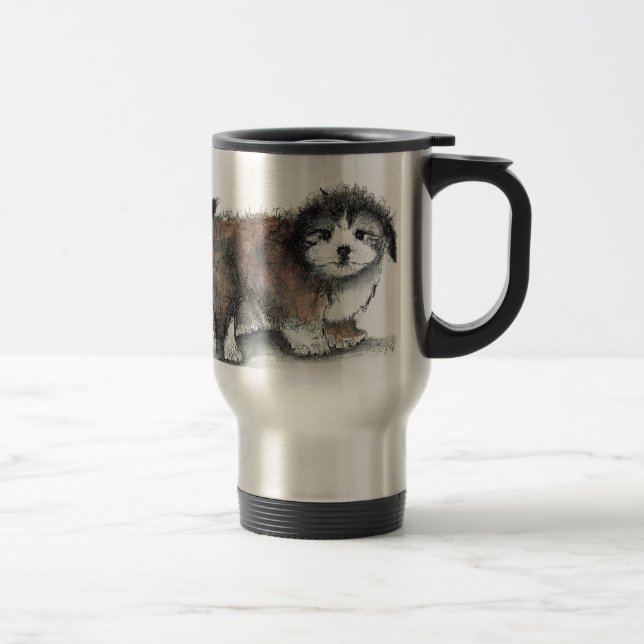 Shihtzu Puppy Hund, Pet Resemugg (Höger)