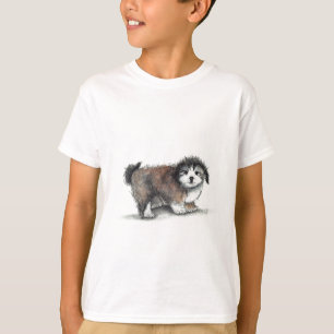 Shihtzu Puppy Hund, Pet Tee Shirt