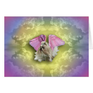 shihtzuguddess avkomma från himlen hälsningskort