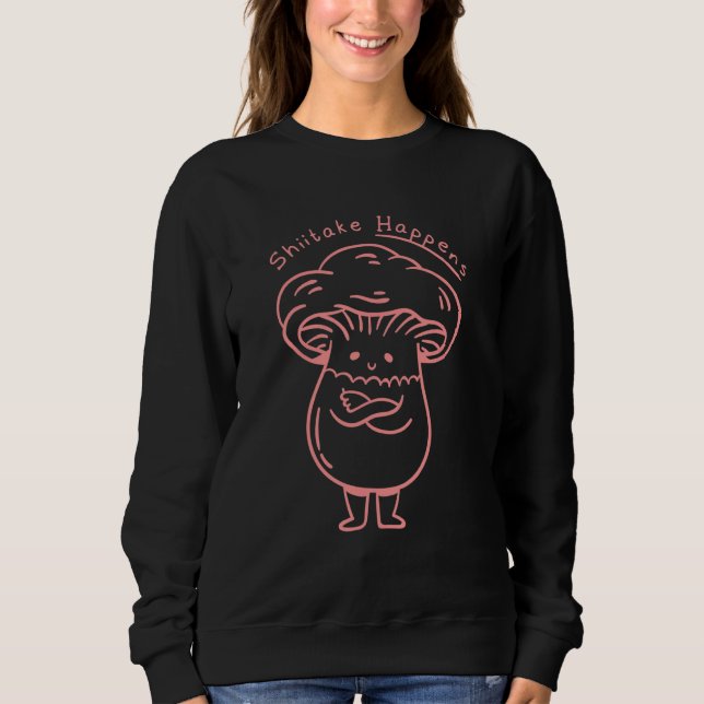 Shiitake Händer Svamp T Shirt (Framsida)