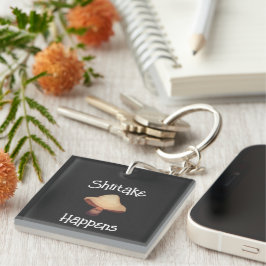 Shiitake Mushroom Acrylic Keychain