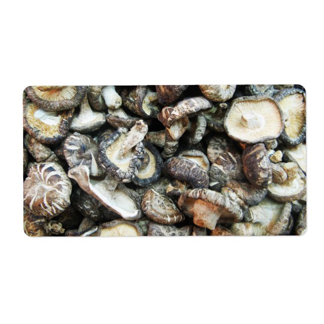 Shiitake Svampar Fraktsedel (Framsidan)