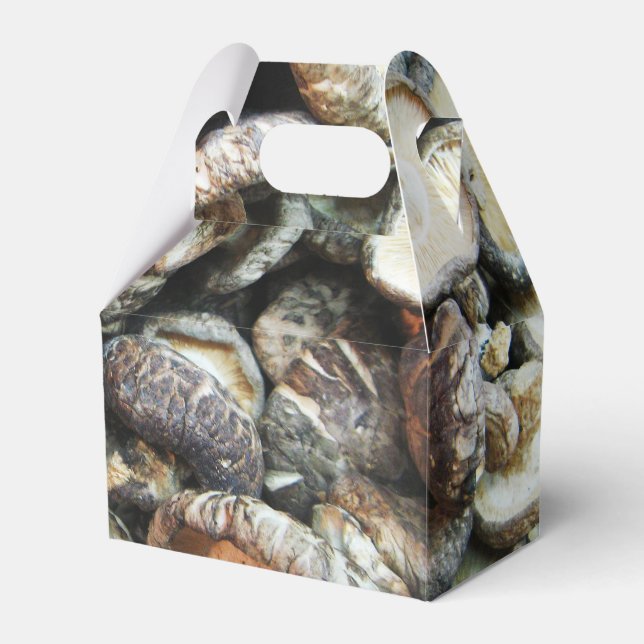 Shiitake Svampar Presentaskar (Framsidan Sidan)