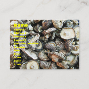 Shiitake Svampar Visitkort