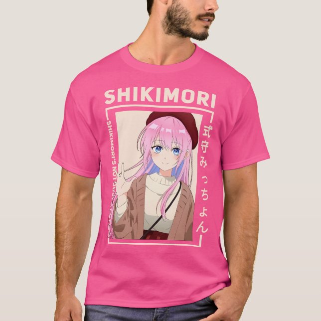 Shikimori - Kawaii Dake Ja Nai Shikimori San T Shirt (Framsida)