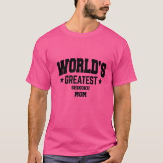 Shikoku för Mamma Hund aveln T Shirt