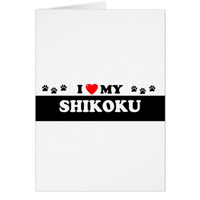 SHIKOKU HÄLSNINGSKORT (Framsidan)