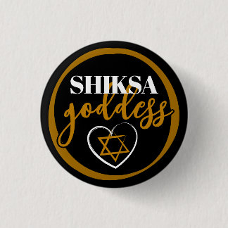Shiksa Goddess Elegant Typography Funny Jewish Knapp