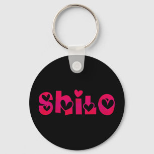 Shilo in Hearts Nyckelring