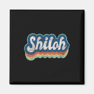 Shiloh First Namn Boy Vintage Stil 70-talet Person Magnet