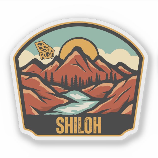Shiloh, Georgia Klistermärken (Framsida)
