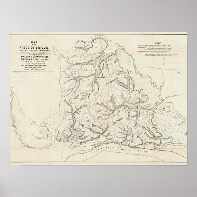 Shiloh, Tennesse Poster (Framsidan)