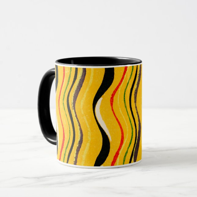 Shima-Shima, colorful pattern, Mugg (Framsida vänster)