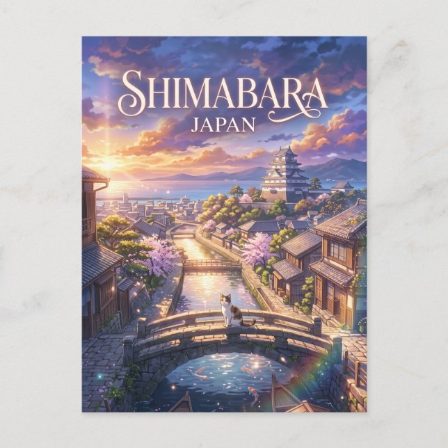 Shimabara, Japan Vykort (Framsida)