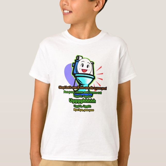 Shimajiro toalettutbildning tee shirt (Framsida)