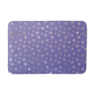 Shimmer Dreams Stars Lila, Rosa, Blue Bath Mat Badrumsmatta
